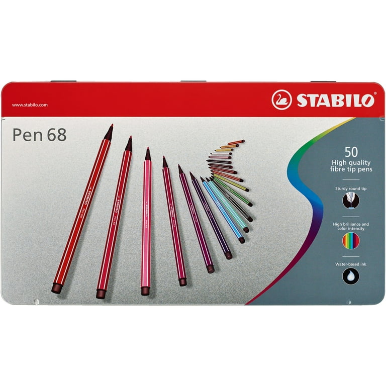 Stabilo Pen 68 Premium Felt-Tip 1.0mm Black