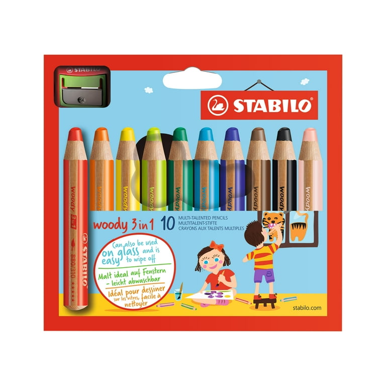 Stabilo Woody Set of 10 Colors