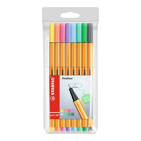 STABILO point 88 Pastel Set, 8-Color