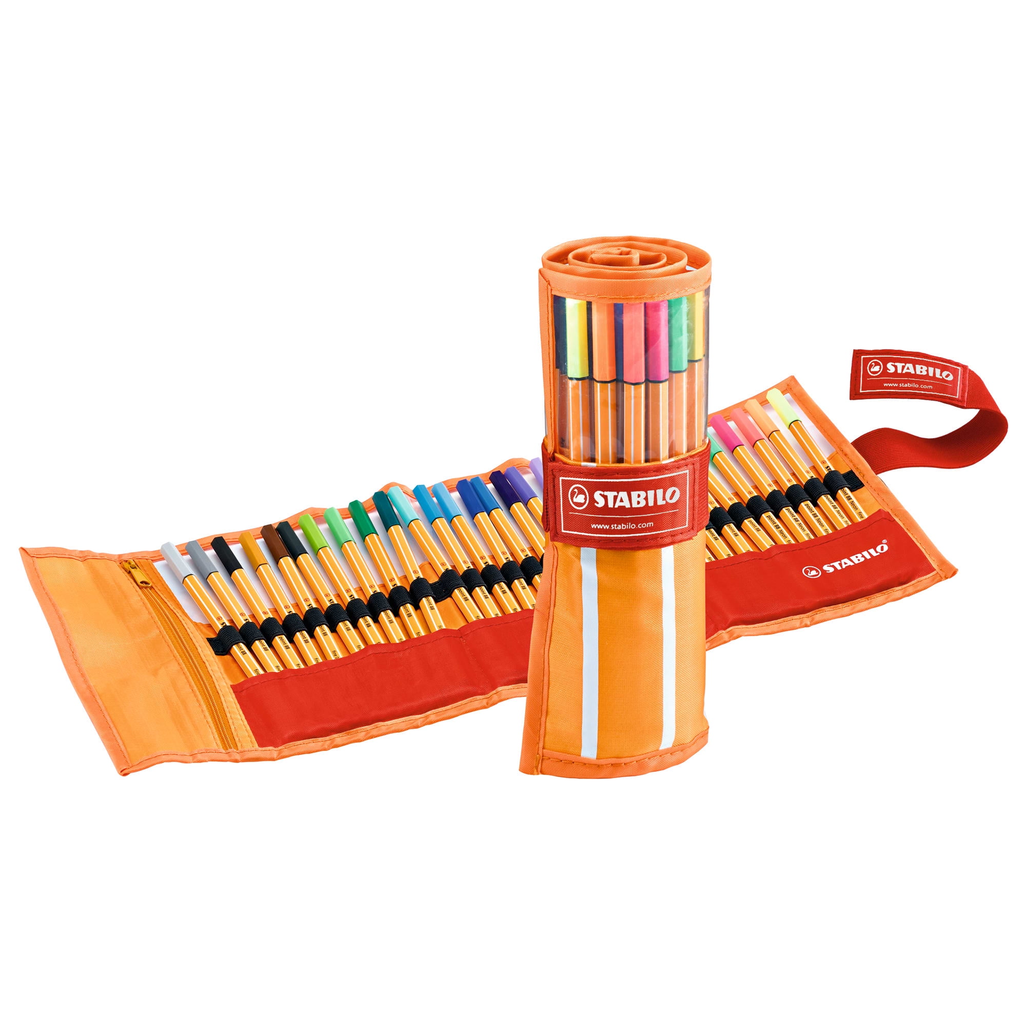 Pochette de 30 crayons feutre stabilo point 88 - pointe fine - La
