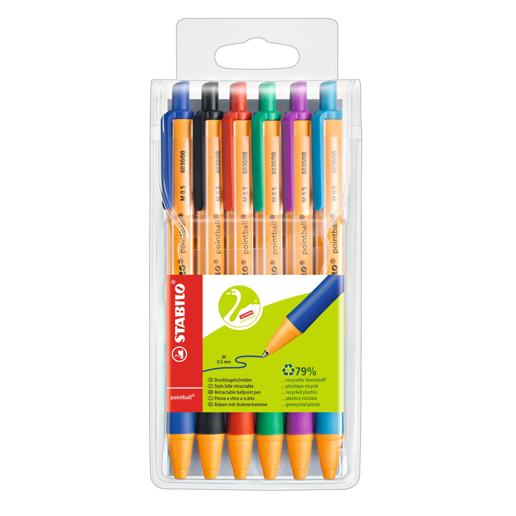 STABILO pointball Pen Wallet, 6-Color