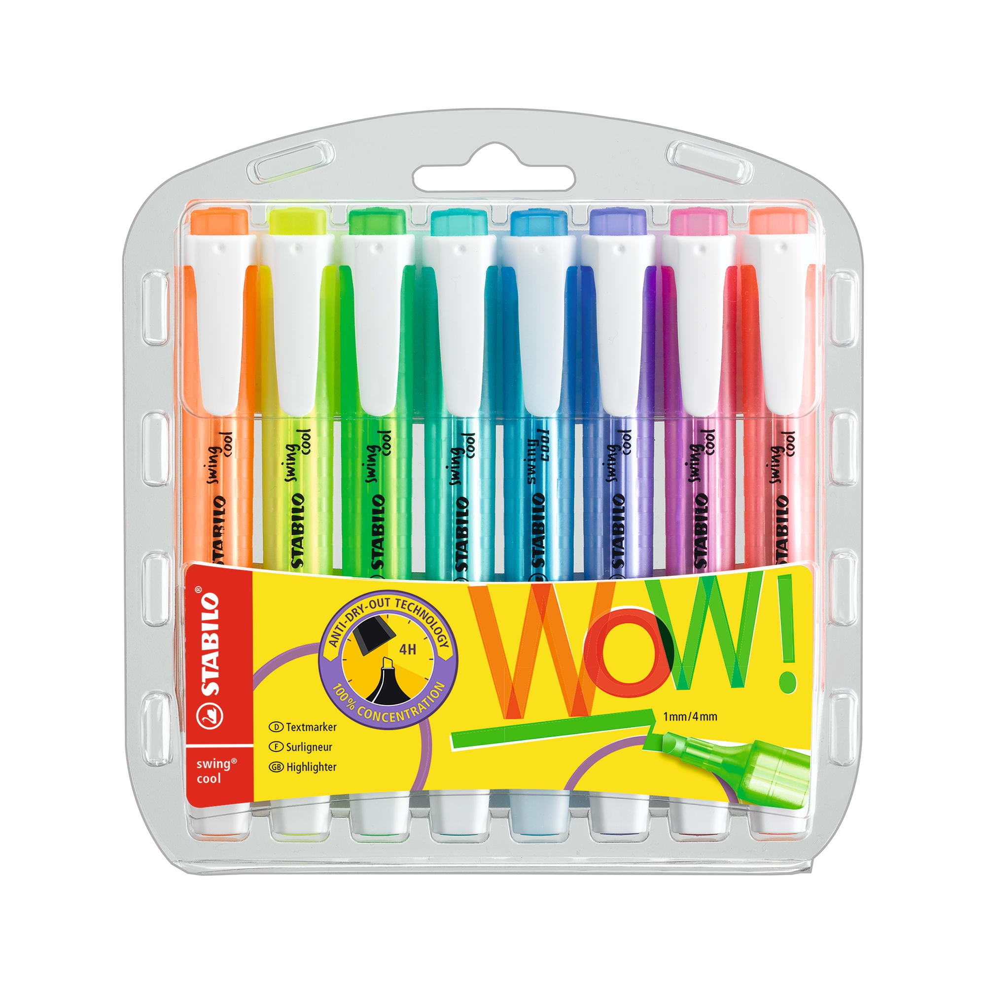 Buy Highlighter - STABILO swing cool - Pencil Case of 14 - Assorted Colours  Online at desertcartINDIA