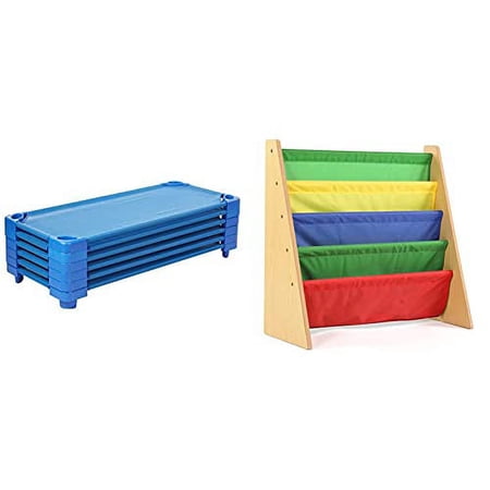 STACKABLE COLOR COT BLUE 6PK