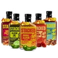 thumbnail image 1 of STACKED - Hot Sauce Variety Pack, Original Jalapeño, Sweet Habanero, Jalapeño Lime, Bacon Spicy BBQ & Teriyaki - 6.7 fl oz, Pack of 5, 1 of 6