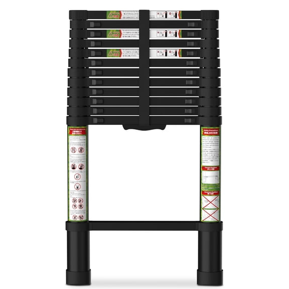 STACOO 16.5ft Telescopic Ladder, 330lb Capacity Aluminum Telescoping Ladder with Non-Slip Feet, Lightweight Portable Extension Ladder for Household/Outdoor Work