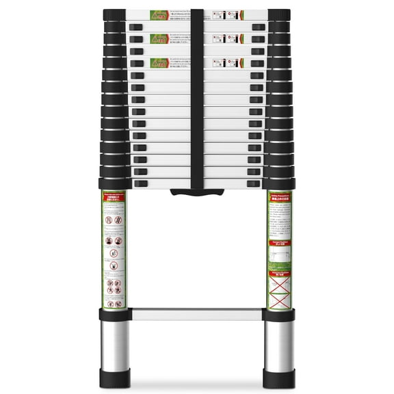 STACOO 20.3FT Telescopic Ladder, 330lb Capacity Aluminum Telescoping Ladder with Non-Slip Feet, Lightweight Portable Extension Ladder for Household/Outdoor Work
