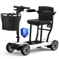 thumbnail image 1 of STACOO 4-Wheel Electric Mobility Scooter for Adults, Foldable Lightweight Design, Dual Batteries, 15.5 Miles Range, Supports 400 lbs, 1 of 10