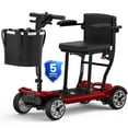 thumbnail image 1 of STACOO 4-Wheel Electric Mobility Scooter for Adults, Foldable Lightweight Design, Dual Batteries, 15.5 Miles Range, Supports 400 lbs, 1 of 10