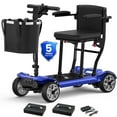 thumbnail image 1 of STACOO Upgrade 4 Wheel Mobility Scooter for Adults & Seniors, 300LBS Capacity, 25Miles Range with 2 Removable Batteries, Foldable Lightweight Design  (Outdoor/Indoor Use), 1 of 9