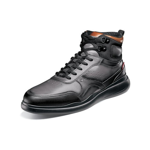 STACY ADAMS Men's Mayson Mid Lace Up Sneaker Fashion Boot, Gray, Size: US 11.5 M