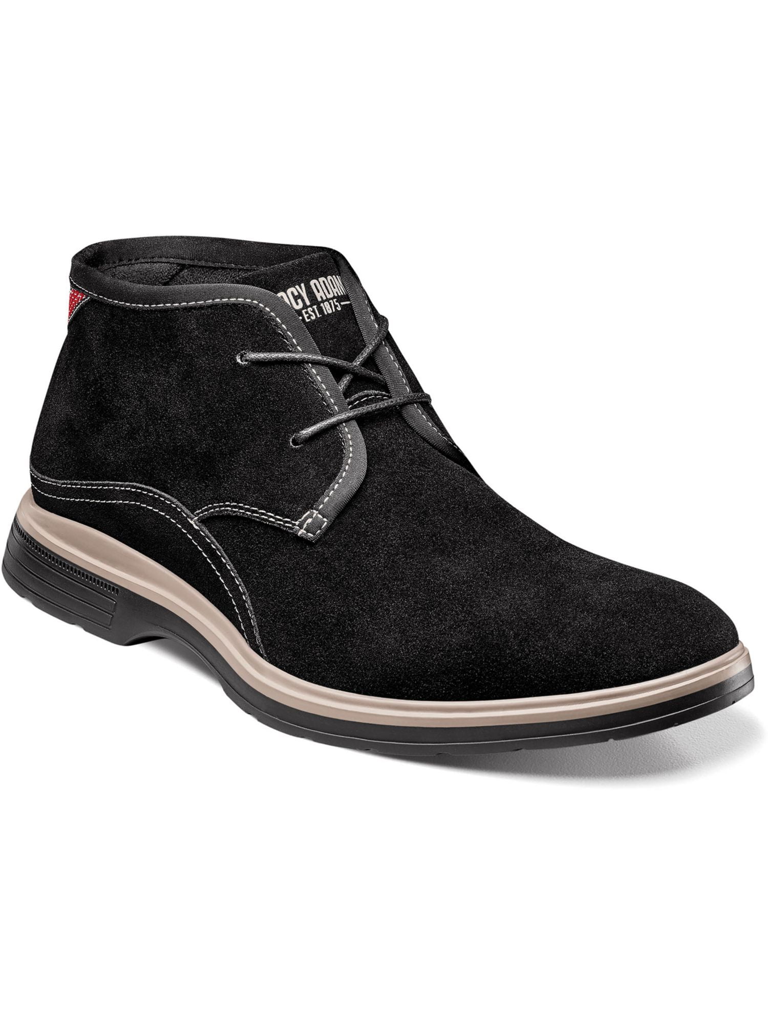 WEATHERPROOF VINTAGE Mens Black Comfort Round Toe Lace-Up Chukka Boots M