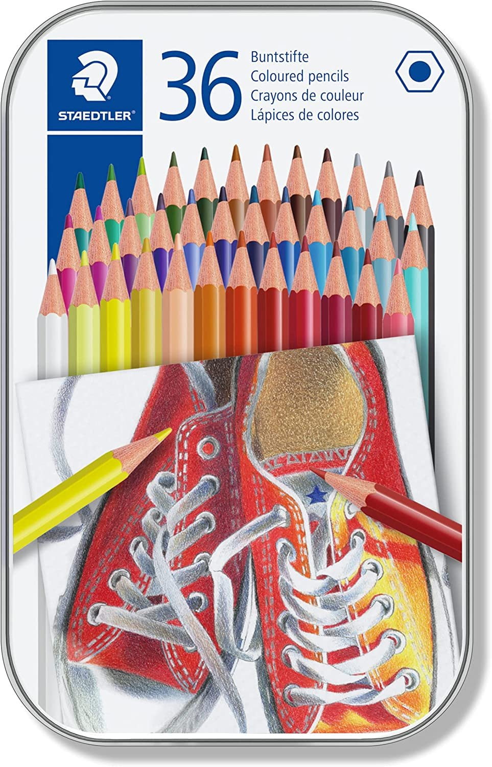 175 Piece Deluxe Art Set with 2 Drawing Pads, Acrylic Paints, Crayons,  Colored
