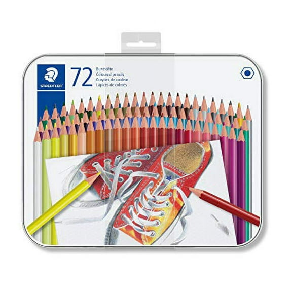 STAEDTLER 175 M72 Coloured Pencils, Assorted Colour, Pack of 72