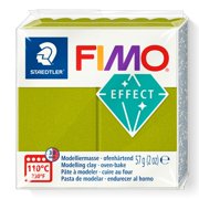 STAEDTLER 8010-51 FIMO Effect Oven-Hardening Polymer Modelling Clay - Metallic Green 1 x 57g Block