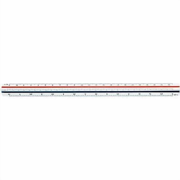 Metric Mechanical Engineers, Architects Triangular Scale