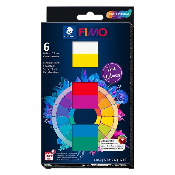 STAEDTLER FIMO Professional 8043 C True Colours 6 x 57 g