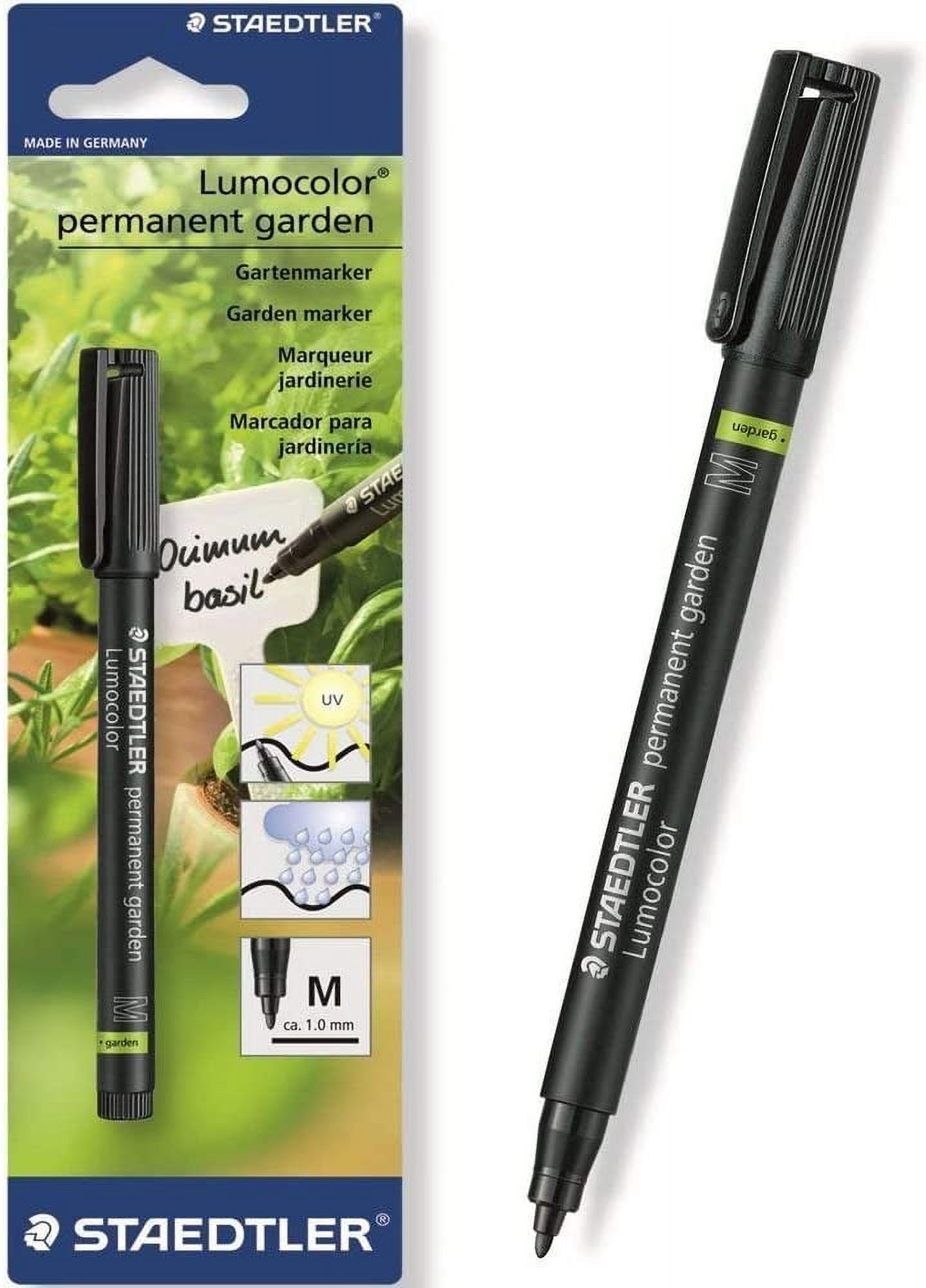 Staedtler Garden Marker Pen Permanent Outdoor Marker Pack of 2