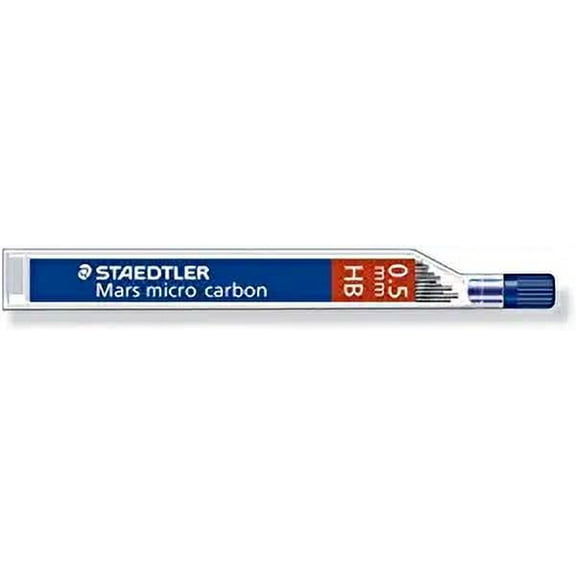 STAEDTLER Mars micro carbon 250 0.5mm HB - Pencil lead refills - 4 Tubes / Packs (48 Leads) HB