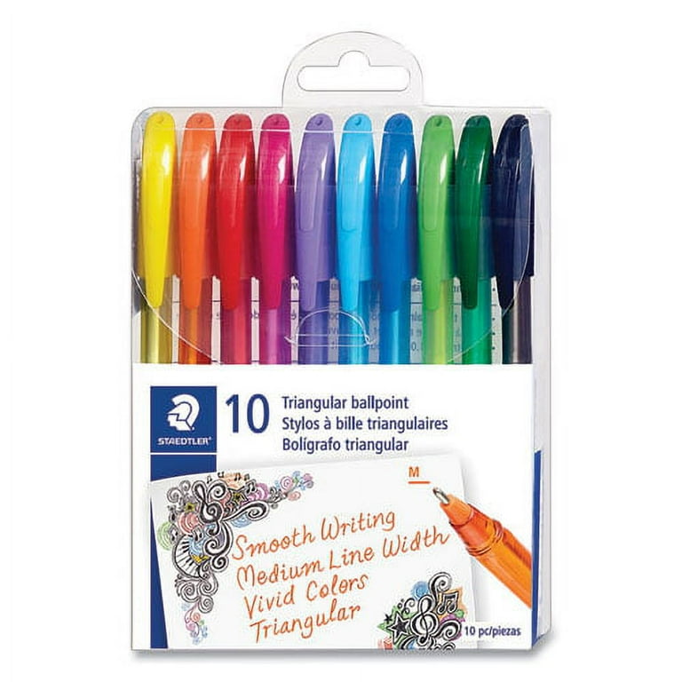 Triplus Ballpoint Pen, Stick, Medium 1 mm, Assorted Ink and Barrel Colors, 10/Pack