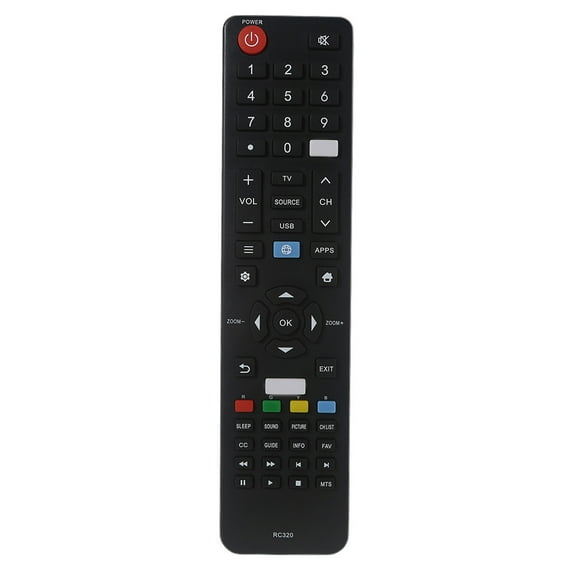 STAGA Light Weight Home Remote Control RC320 for Fanco Atvio Rc320 for Smart TV Netfli
