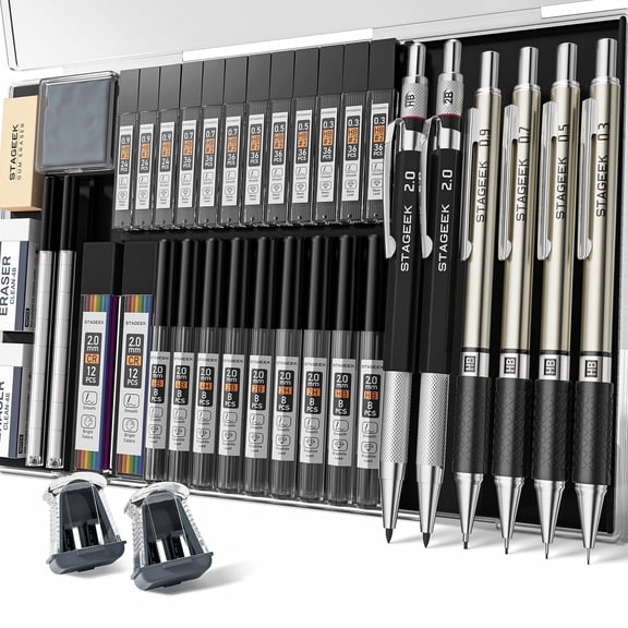 STAGEEK 30PCS Art Mechanical Pencil Set