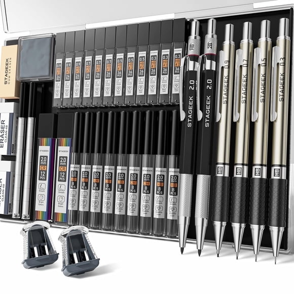 STAGEEK 30PCS Art Mechanical Pencil Set