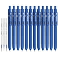 thumbnail image 1 of STAGEEK Blue Gel Pens GX3, 12Pcs Quick Dry Blue Ink Pens with 3 Extra Refills, Fine Point Retractable Smooth Writing Pens for Journaling, Office, Note Taking, Nurse Aesthetic, 1 of 9
