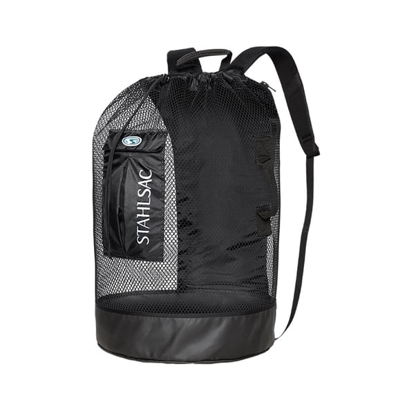 STAHLSAC Bonaire Black Mesh Backpack (888923-BLK)