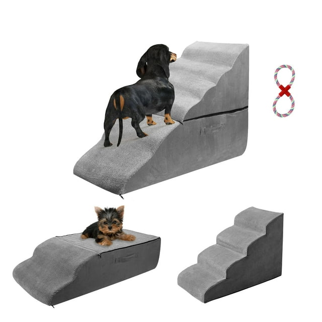 STAHMFOVER Dog Stairs 6Step Ramp 30 inches Stairs for High Bed Sofas