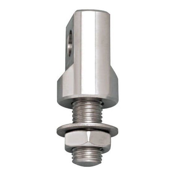STAINLESS ANCHOR BASE WITH STUD 1-1/4"-7 UNC, 316 SS