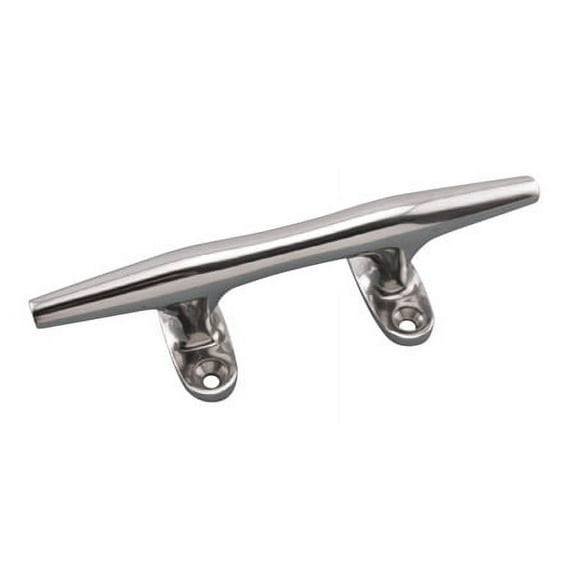 STAINLESS BLUE WATER CLEAT, BOAT CLEAT, ROPE CLEAT 12", 316 SS