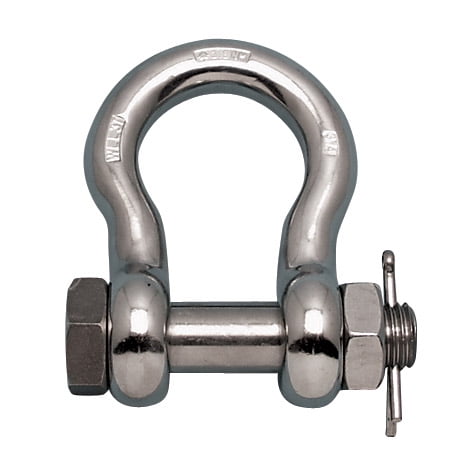 STAINLESS BOLT ANCHOR SHACKLE FS 3/4" 316-NM USA