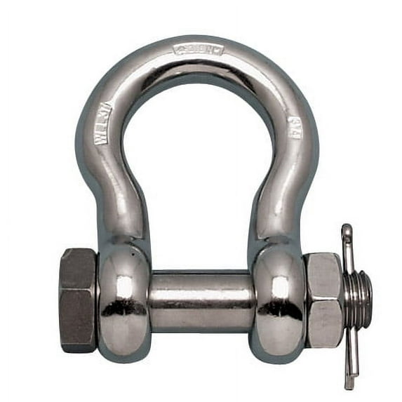 STAINLESS BOLT ANCHOR SHACKLE FS, 5/8" 316-NM