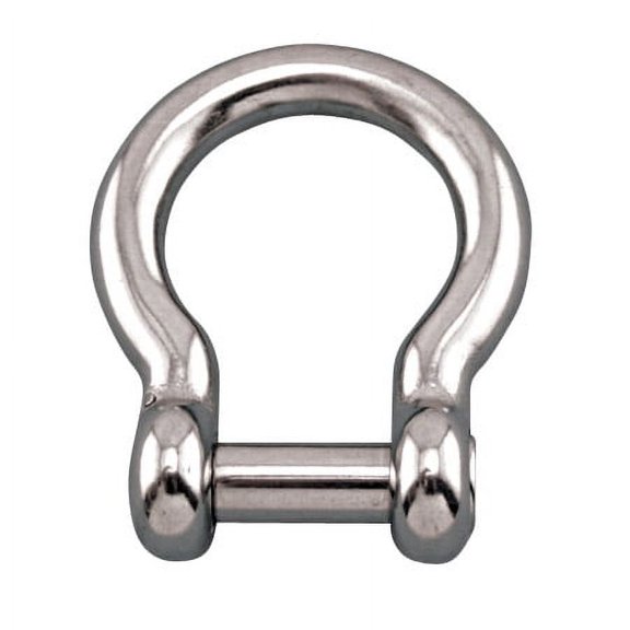 STAINLESS BOW SHACKLE WITH NO SNAG PIN 7/8" (S0116-NS22)