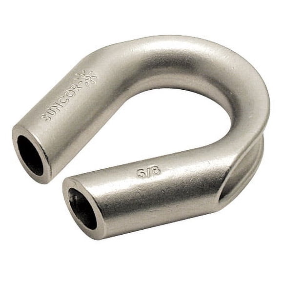 STAINLESS CAPTIVE THIMBLE 5/8", 316 SS