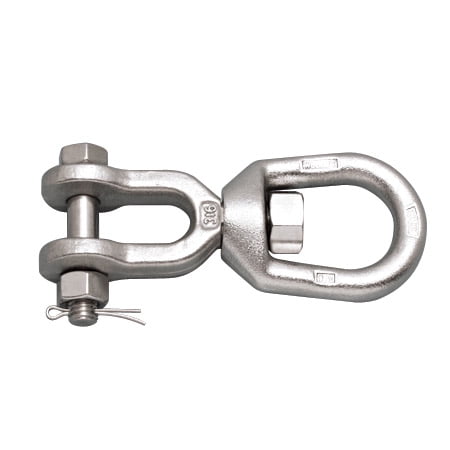 STAINLESS EYE & JAW SWIVEL, 5/8", FED SPEC 316 SS