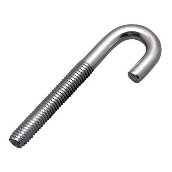 STAINLESS J-BOLT, 3/8" X3-3/4", 304 SS