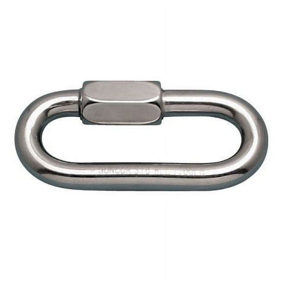 STAINLESS LONG QUICK LINK, 1/8", 316 SS