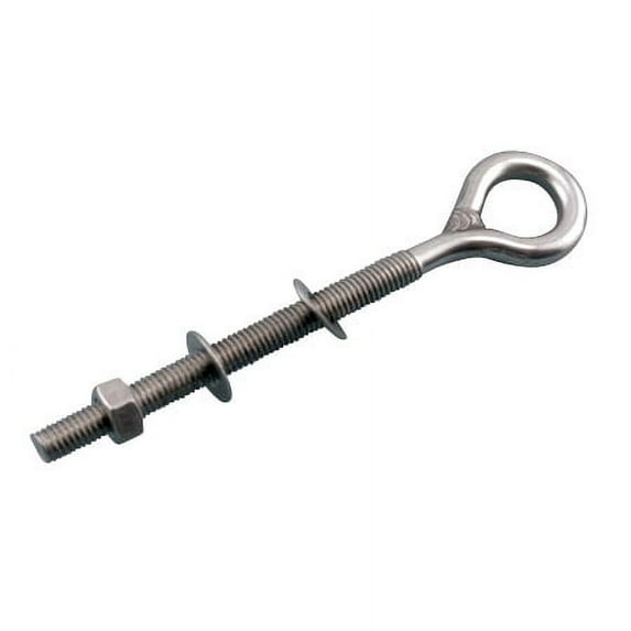 STAINLESS METRIC WELDED EYE BOLT 5MM X 3.25" (S0313-0580)