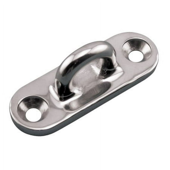 STAINLESS OBLONG PAD EYE HEAVY DUTY 3-1/2" 316 SS