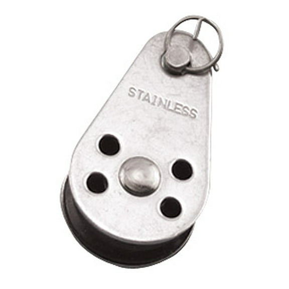 STAINLESS PULLEY BLOCK WITH REMOVABLE PIN 1", 304 SS