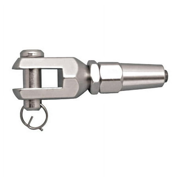 STAINLESS QUICK ATTACH JAW MECHANICAL SWAGE FITTING, 1/4", 316 SS