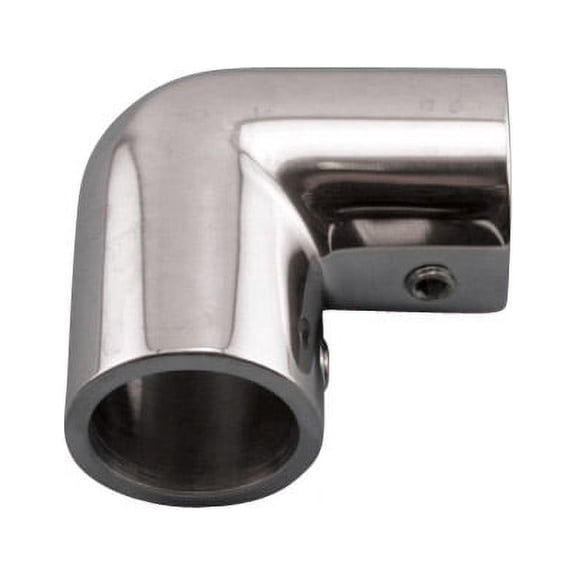 STAINLESS RAIL ELBOW 7/8", BOAT HARDWARE, BIMINI HARDWARE (S3665-0900)