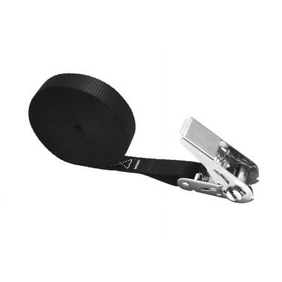 STAINLESS RATCHET ASSEMBLY TIE DOWN ENDLESS, BLACK 2"X30', 304 SS