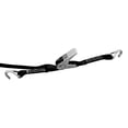 thumbnail image 1 of STAINLESS RATCHET ASSEMBLY TIE DOWN W/J HOOKS, BLACK 1"X12"X20', 304 SS, 1 of 2