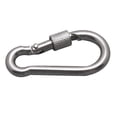 thumbnail image 1 of STAINLESS SCREW LOCK CARABINER SPRING CLIP, 1/4" X 2-3/8", 316 SS, 1 of 2
