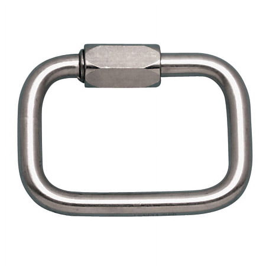 STAINLESS SQUARE QUICK LINK, 23/64", 316 SS