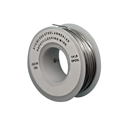 STAINLESS STAINLESS SEIZING (LOCKING) WIRE, 0.020" X 1/4 LB
