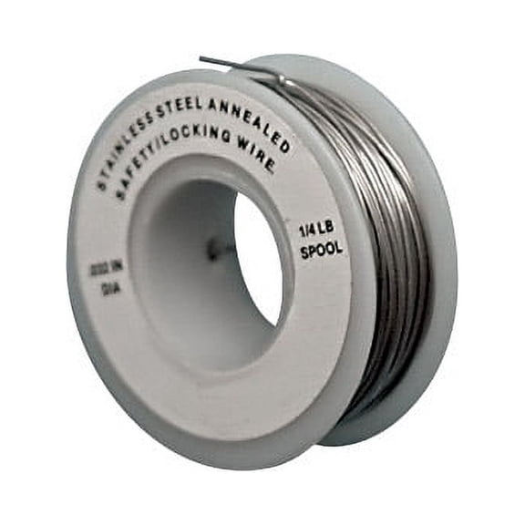 STAINLESS STAINLESS SEIZING (LOCKING) WIRE, 0.020" X 1/4 LB