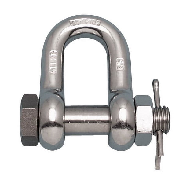 STAINLESS STEEL 316-NM BOLT CHAIN SHACKLE 7/16" (S0115-SA12)